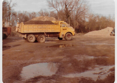 camion transport terre