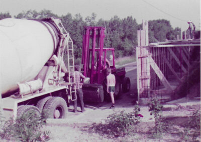 camion boule centrale béton