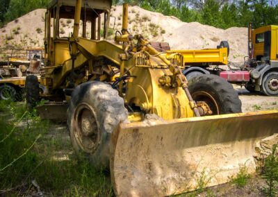 vieux tracteur vintage