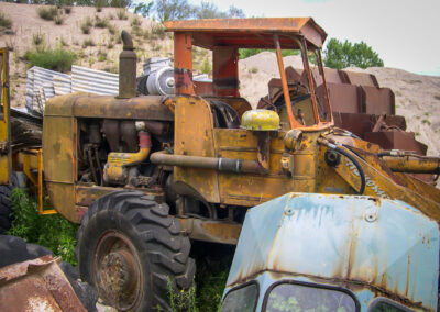 old school vintage tracteur